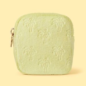 Terry Cloth Palm Tree Embossed Mini Square Pouch - Stoney Clover Lane x Target